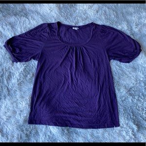 Old Navy Womens Purple shirt sleev shirt, XL